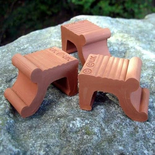 Weston Mill Pottery Terracotta Traditional Pot Feet - Medium (set of 3)