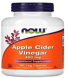 Now Foods, Apple Cider Vinegar (vinaigre de cidre), 450 mg, 180 gélules