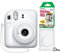 Fujifilm Instax Mini 12 Instant Camera Clay White + Minimate Custom Case + Fuji Instax Film 20 Sheets Twin Pack