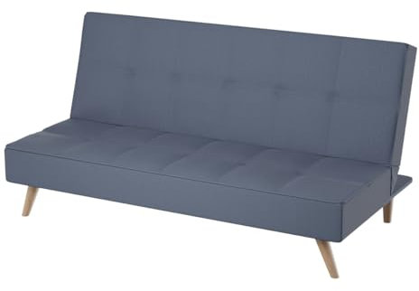 Somnia Descanso - Sofá Cama Clic Clac Tipo Libro de 3 Plazas Modelo Rodd, Diseño Moderno, Práctico y Funcional, Gris