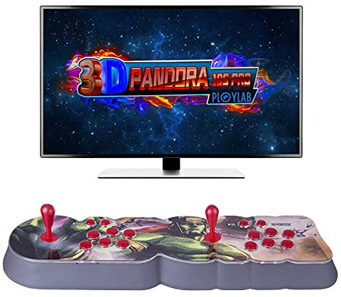 ATHUAH Console di Gioco 3D Pandoras Box Arcade, Console di Gioco 8000 Giochi in 1, Console di Gioco retrò, Supporto 4 Giocatori, PC/TV/PS3/HDMI