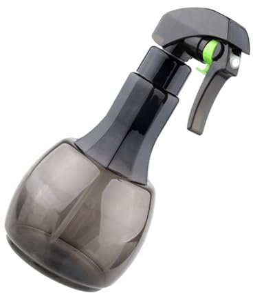 DOITOOL 400ml Multifunctional Hairdressing Spray Bottle Empty High-pressure Mist Sprayer Grey Round Bottle for Salon Use Haircut Tools