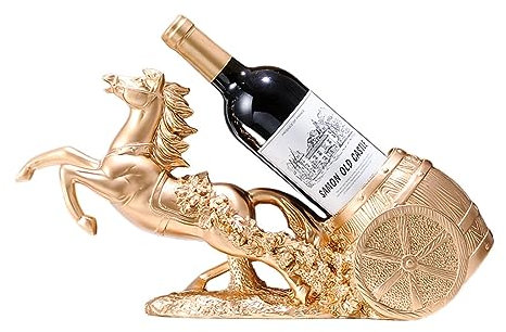 Wine Rack, Wine Bottle Holder, Decorative Wine Bottle Holder, Horse Figurine, Horse Statue, Gifts for Horse Lovers, Home Decorative Table Tops and Counters, Gifts for Wine Lovers (Color : G