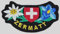 Zermatt-Schweiz Patch (8,9 cm) zum Aufbügeln / Aufnähen, Abzeichen für Ski-Abenteuer, Reisesouvenir, Rucksack, Taschen, Hüte, Jacken, Skifahren, Matterhorn, DIY-Geschenkflicken