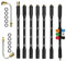 High Pressure Washer Extension Wand, Pressure Washer Accessories with 6 Nozzle Tips, Gutter Cleaning Tools Extension Lance, 1/4 Quick Connect, Gutter Cleaner Attachment Curved Rod