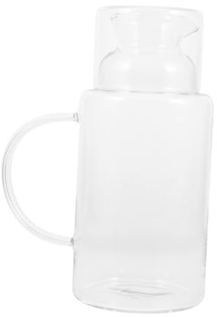 Cabilock Jarra De Vidrio Transparente Hervidor De Agua Capacidad Grande Fácil De Limpiar