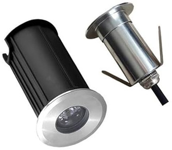 Luces Empotrables Para Exteriores - Foco De Luz LED, Mini Luz Subacuática De 1 W, Ángulo De Haz De 30°, Luces LED Redondas Impermeables IP68 Para Paisaje, Para Escaleras, Terrazas, Jardines(Green,12/2