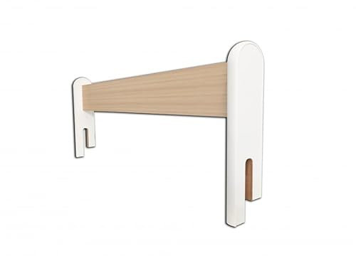 Happy Babies - Barrera de cama deslizante para niños, protección contra caídas, mayor seguridad, barandilla de cama deslizante para habitación infantil (bombilla clara, 82 cm)