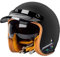 Bluetooth Jethelm Vintage Motorradhelm ECEDOT Zulassungiber Winddichter Motorrad Halbhelm Für Herren Damen Mit Sonnenblende Retro Halbschalenhelm Roller-Helm Scooter-Helm 2,L:59-60CM