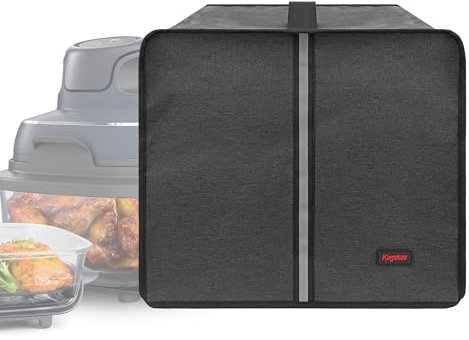 Kingshion Air Fryer Cover for Ninja Crispi FN101GY ,Heavy Duty Oxford ClothWaterproof Dust Protective Air Fryer Oven Cover Case Compatible with Ninja Crispi 4QT and FN101GY-Dark Gray