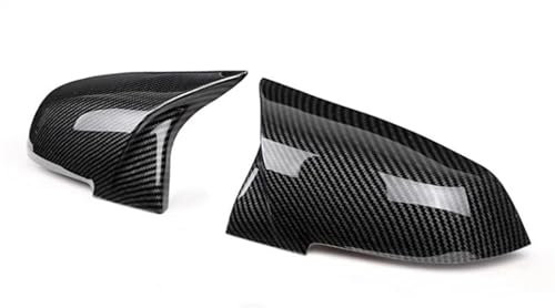 BHYYDS Auto Spiegelkappen Für B&MW F20 F22 F30 F31 F32 F33 F36 F34 F35 2013–2018 Rückspiegelabdeckung (Carbon Fiber Pattern)