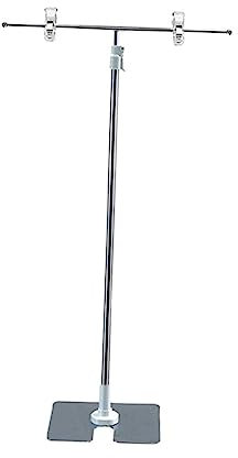 DINHEAROM 1ensemble Support Publicitaire t Acier Inoxydable Réglable Présentoir De Panneaux Et Affiches Pour Événements Extérieurs Et Publicité