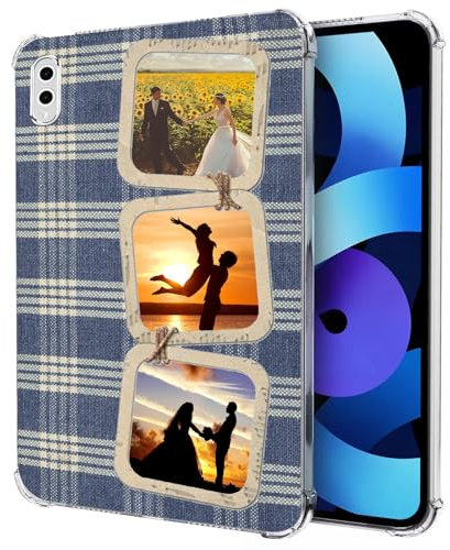 TIANDIMY Personalizada TPU Funda Tableta para Lenovo Tab M10 Plus,Carcasa Anti-Choques y Anti- Arañazos,Carcasa con Foto Imagen o Texto Silicona Gel,Custom Case Cover -TU8