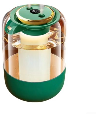 Cool Mist Luftbefeuchter, ultra-leise, 23 dB, für Schlafzimmer und Kinderzimmer, leicht zu reinigen, 2,5 l Tank, 25 Stunden Laufzeit, weiß (grün)
