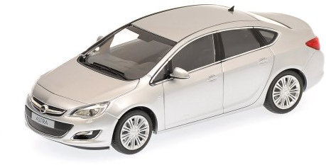 Minichamps 410042000 - Opel Astra 4-Door, Maßstab: 1:43, Silber