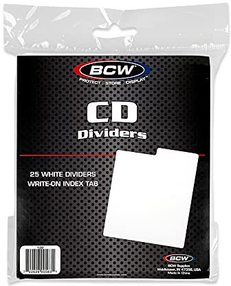 BCW Compact Disc Dividers