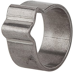 RIEGLER 114165-156 H-ES 1-Ohr-Schl.klemme, Edelstahl (W4), Spannbereich 16-18 mm, 7 mm, 10Stk