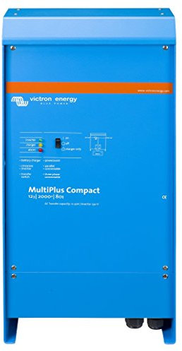 Victron Energy MultiPlus Reiner Sinus Wechselrichter 40 Amp Batterie Ladegerät, Spannungswandler, Transferschalter Inverter Kompakt, 1600VA 24-Volt 230V
