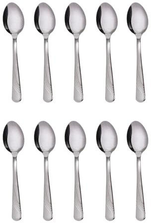 GRÄWE 60 Stück Kaffeelöffel/Teelöffel aus Edelstahl 18/0 Serie RÜGEN