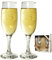 Unbekannt Sektglas-Set 25 zum Geburtstag oder zur Silberhochzeit