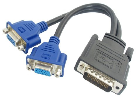 Sourcingmap Double VGA Femelle 15 Broches Câble Adaptateur répartiteur