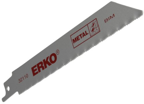 Lame scie sabre bim erko 150 mm 18d metal 2 - 4 mm - carte de 5