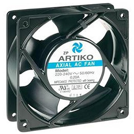 Ventilatore raffreddamento assiale 92x92x38 mm 230v