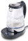 Rosenstein & Söhne Glaswasserkocher: Digitaler Glas-Wasserkocher, Temperaturwahl, Display, 2.200 W, 1,7 l (Wasserkocher LED, Digitaler Glaswasserkocher, Temperatureinstellung)