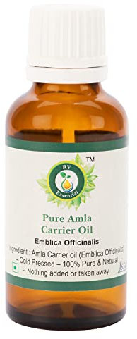 R V Essential Reines Amla Öl 30ml (1.01 Unzen) - Emblica Officinalis (100% reine und natürliche seltene Herb Series) Pure Amla Oil