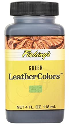 Fiebing's Leather Colors (Green), 4 oz / 118 ml