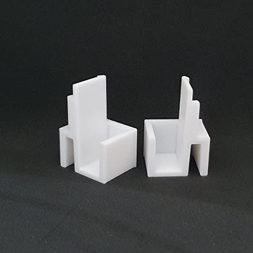 Paire de Guide Haut pour Porte Coulissante de Placard FORM OPTIMUM (1)