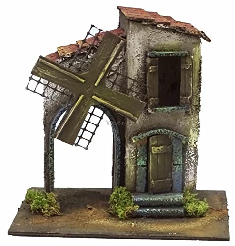 Originale Vento Mühle mit Haus