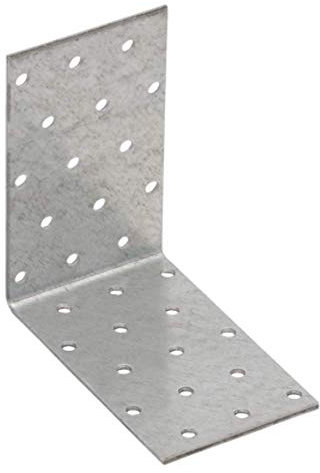 KM11 100x100x60 T2mm Galvanised Steel Corner Angle Bracket Brace 90 Degree 2.0mm Heavy Duty