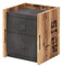 Furniture24 Nachttisch Nachtkommode nachtschrank Fargo FG12 mit 2 Schubladen