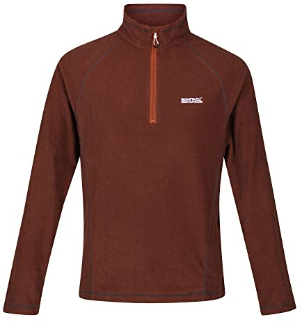 Regatta Great Outdoors Mens Montes Fleece Top (S) (Sahara/Black)