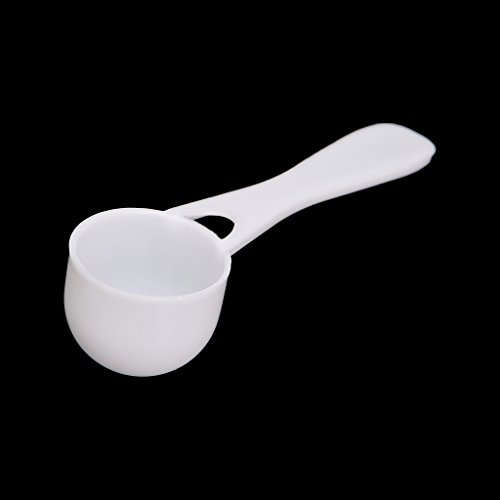 YUSHU - Cucharas medidoras de 1/3/5/10 g - Cucharas medidoras de leche en polvo de proteína de café - medidora de leche en polvo - blanca - medidora de f