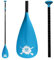 FunWater Sup Paddel - Paddle Board de Paleta Ajustable de 3 Piezas – Remo Ligero y Flotante – Durable y almacenable, Hojas de Nailon reforzadas – Golpe eficiente