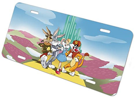 WB 100th Looney Tunes Wizard of Oz Metall-Kosmetik-Tag, Nummernschild