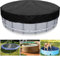 4Ft Poolabdeckung Rund, Schwimmbad Abdeckplane Pool 120 cm Wasserdicht Winddicht, UV-Beständiges Pool Plane Staubdicht Matte Spa Sandkasten Abdeckung Guard Protector