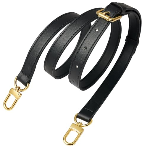 BMBMLV Vachetta Verstellbarer Crossbody-Gurt aus Leder für kleine Taschen, Pochette Mini NM Eva Favorite PM MM Nano Speedy