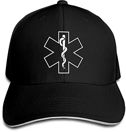 Unisex Trucker Cap EMS Baseballkappe Mode Hip-Hop-Hut Leicht Visier Hut Für Golf Tennis Sport