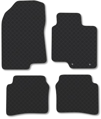 Fits Hyundai Bayon (2021+) [Mild Hybrid] 3mm Rubber Car Mats | Tailored Fit Durable Floor Mats Full Coverage Protection Waterproof Accessories Easy Clean Anti Slip Made in the UK