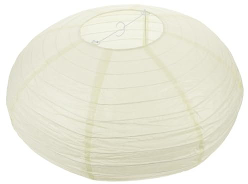 HOLIDYOYO Ovaler Runder Papierlaternen-Lampenschirm Reispapier- -Lampenschirm 40 Cm Chinesisch-Japanische Hängeleuchte Abdeckungen Für Kronleuchter Deckenleuchte