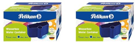 Wasserbox 808246 für Pelikan Deckfarbkasten Schul-Standard blau (Packung mit 2)