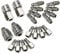 20PCS Euro Air Line Hose 1/4'' Quick Release Fitting Set BSP Male Female