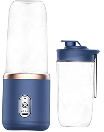 DimyFew Portable Smoothie Maker with Water Bottle - Compact Blender for Drinks, Blue