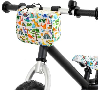 ANZOME Lenkertasche Kinder Fahrradkorb Vorne für Mädchen Fahrrad Korb Fuer Kinder fahrradzubehör für Laufrad, Dreirad, Scooter