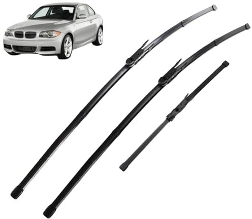 Scheibenwischer Set Scheibenwischerblätter Vorne Und Hinten Für BMW 1er E81 E87 2004–2010, 20+20+12 Auto Wischerblätter