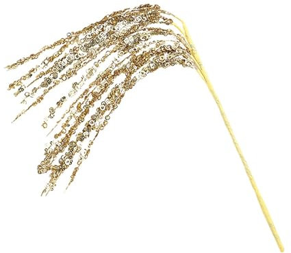 Rami glitterati per albero di Natale, 61 cm, rami di pino di Natale glitterati, bastoncini di pino scintillante, ramoscelli finti ornamentali, rami decorativi per vasi e vacanze