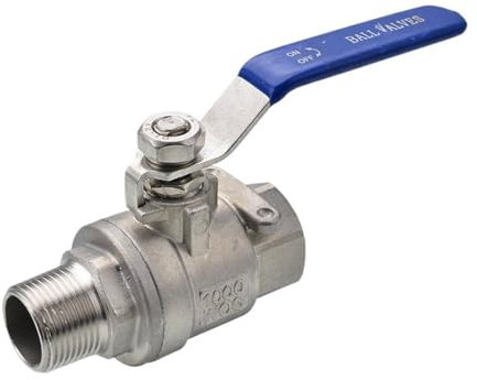 Zweiteiliger Kugelhahn aus Edelstahl 304 mit Innen- und Außengewinde/Kugelhahn aus Edelstahl/Innen- und Außengewinde 2 Zoll, 2,5 Zoll(2 inch)